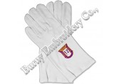 Masonic Regalia Hands Embroidery Gloves